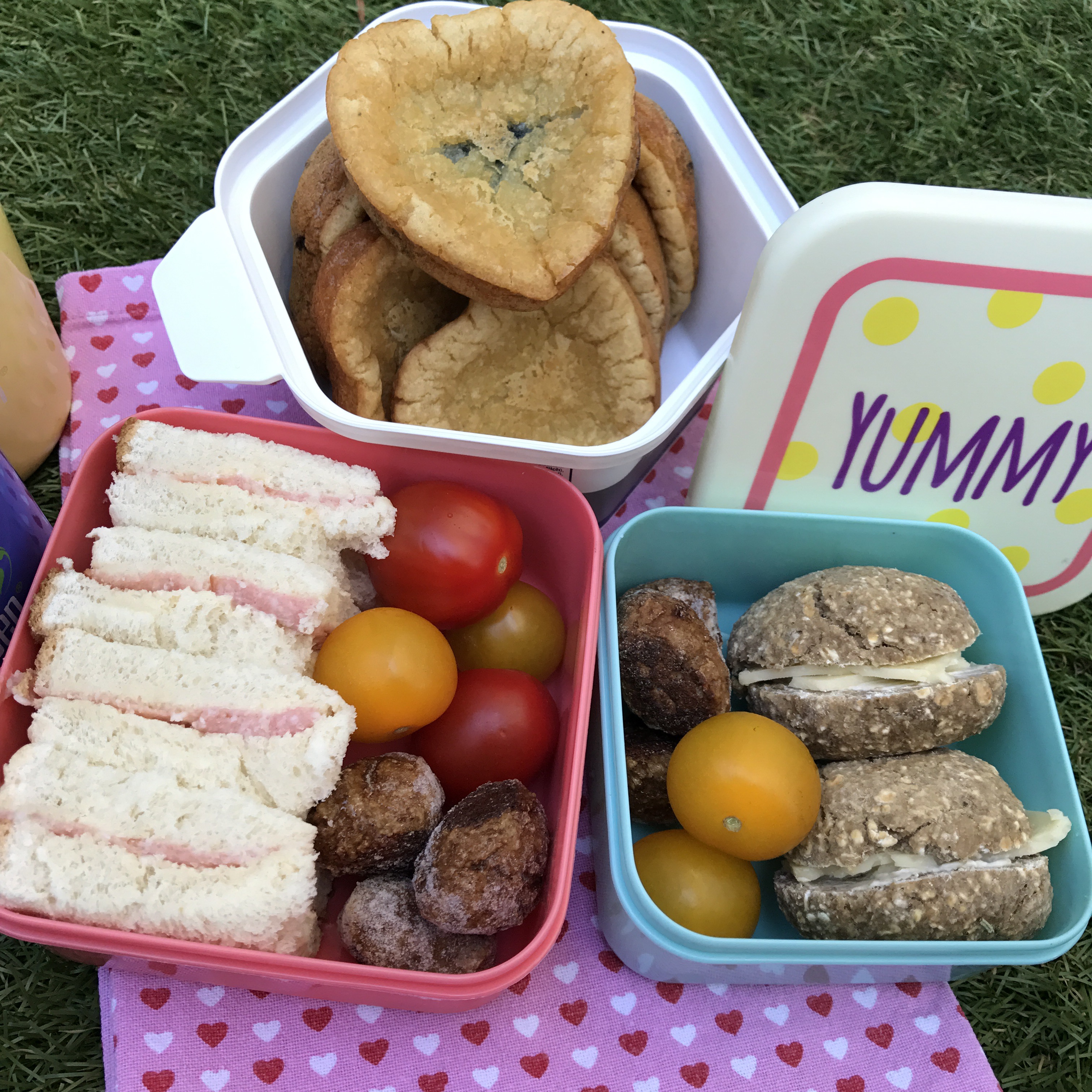 Picknick med pannkaksmuffins